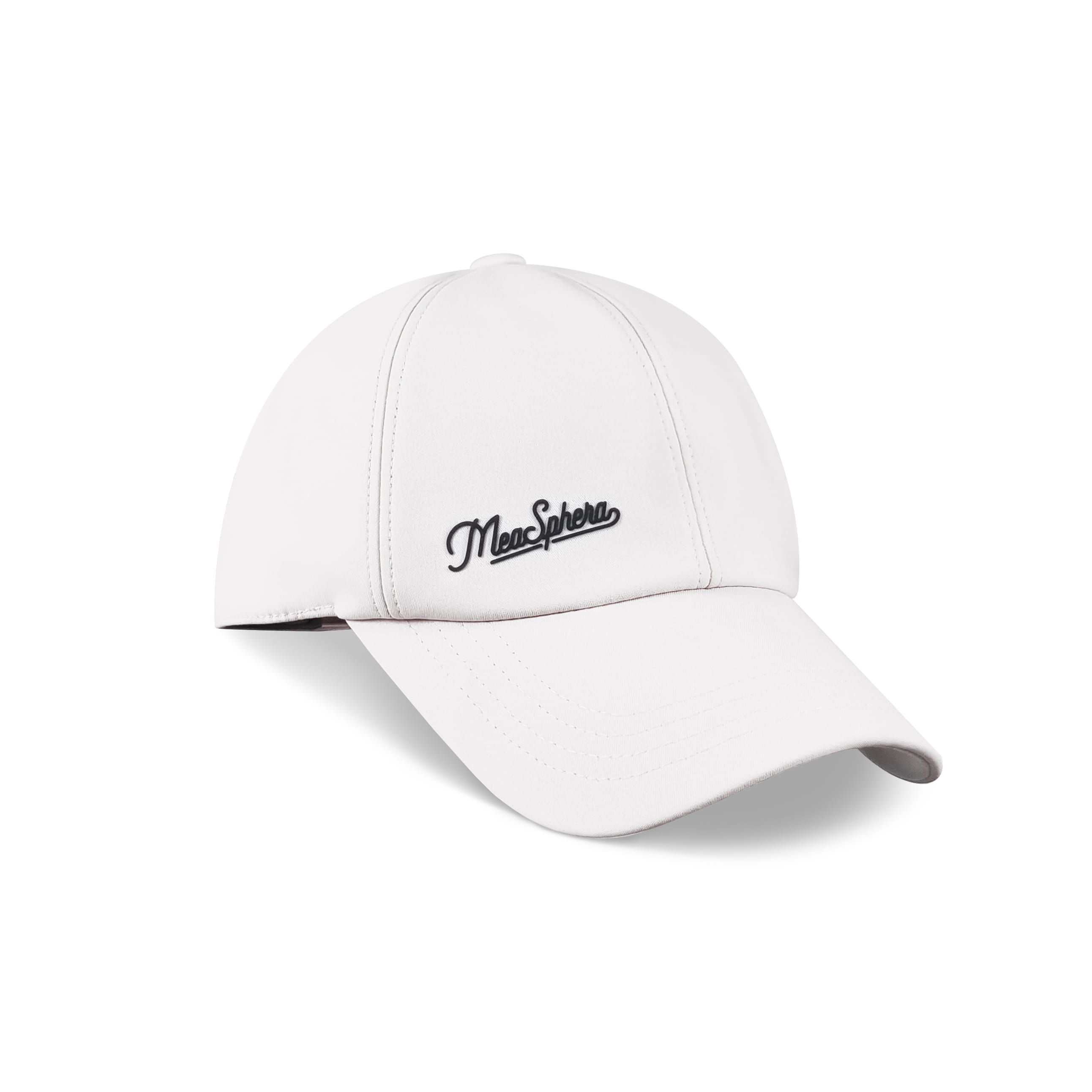 MEASPHERA [EXPRESS] RIBBON DETAIL BALL CAP WHITE